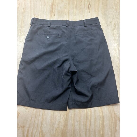 Nike Golf Dri-FIT Performance Polyester Black Golfing Shorts Size 34 Chino EUC - Picture 3 of 7